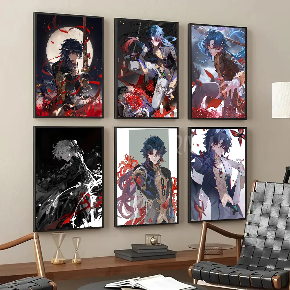 Game Anime Honkai Star Rail Blade Poster Paper Print Home Living Room Bedroom Entrance Bar Cafe Art Painting Decoration