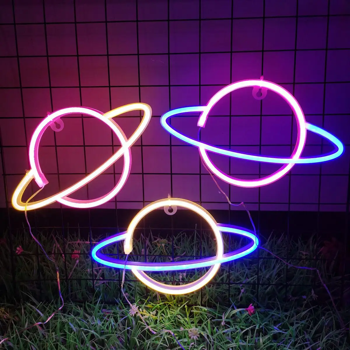 

Светодиодный неоновый светильник Earth LED с питанием от USB/батареек для декора спальни, подарок, ночник, украшение для вечеринок и праздников