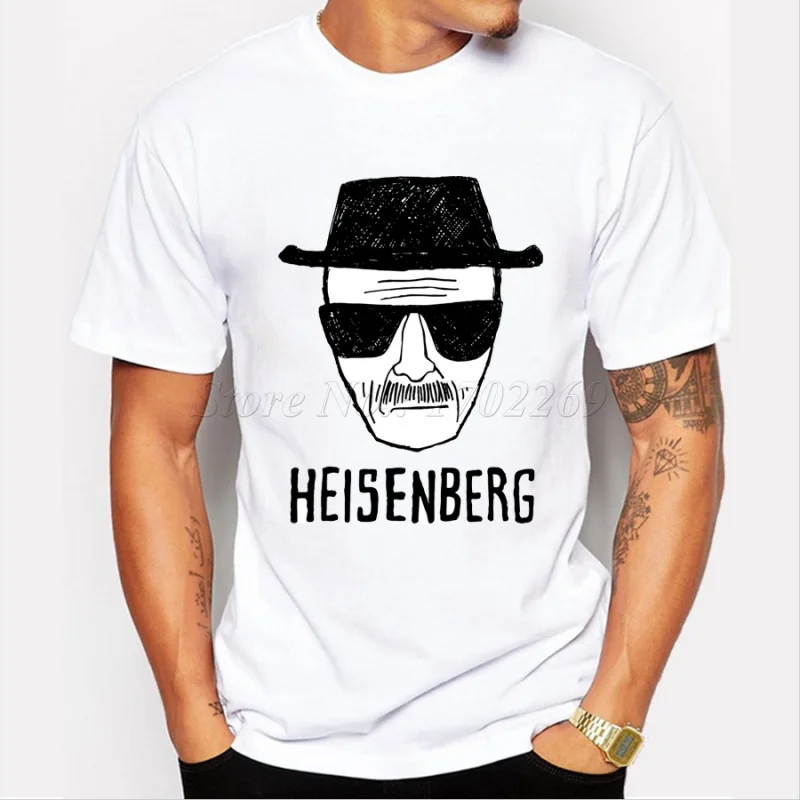2025 new model 2025 Men's Fashion Bad T Shirt Heisenberg 3D Printed shirt Walt White Short Sleeve Tee Hipster Hot Sale Tops