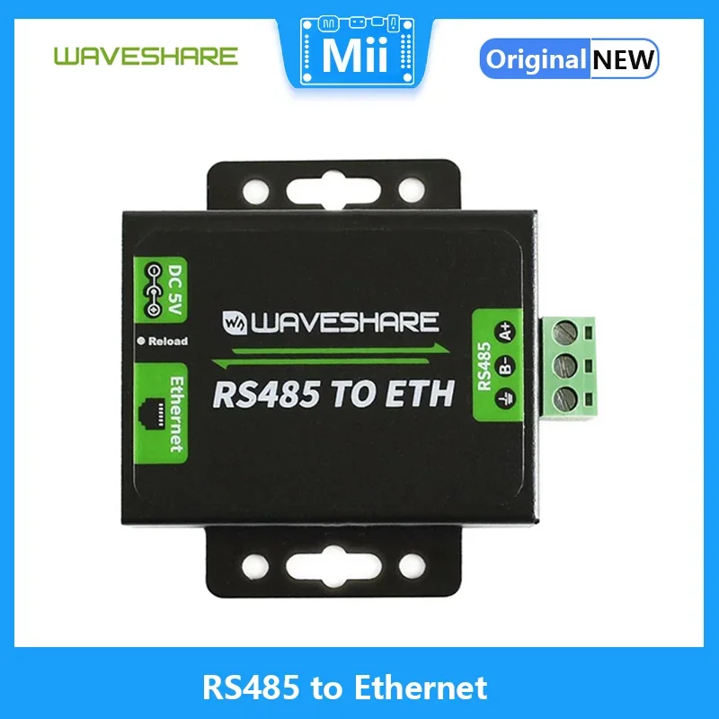 Waveshare RS485 to Ethernet Converter M0 Series 32-bit ARM Processor Easy to Communicate Between RS485 and RJ45 Port Ethernet