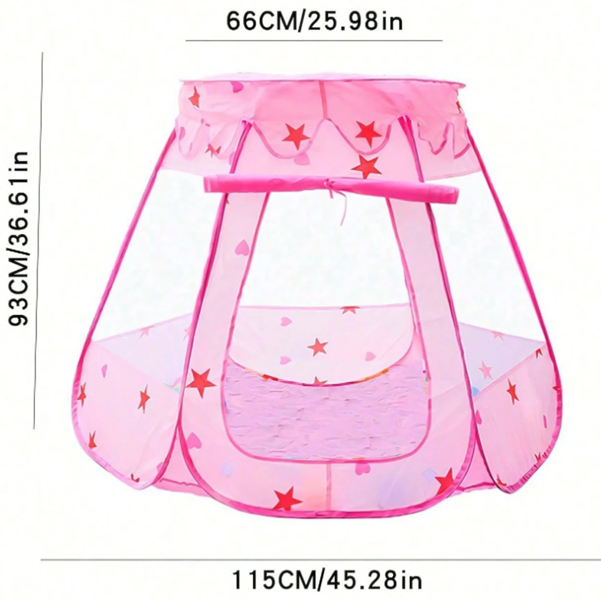 Tente d'intérieur et d'extérieur pliable pour enfants, maison de jeu, maison de princesse de rêve, ceinture pour enfants et filles