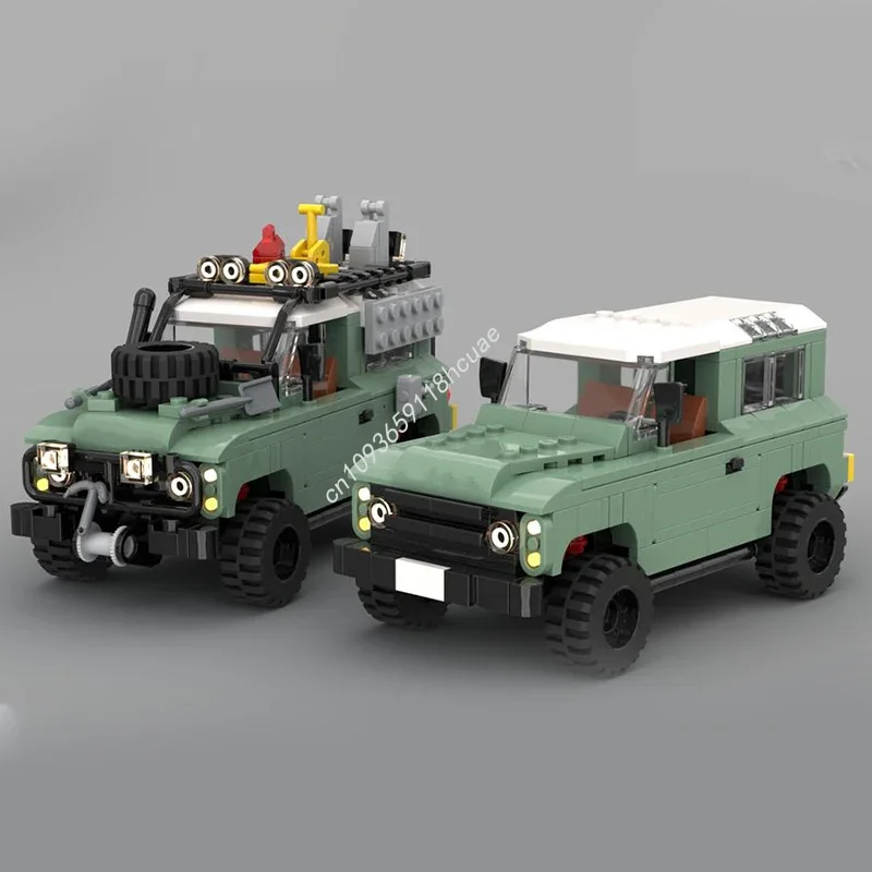 481pcs MOC Land Roverss Classic Defender 90 City Champion Supercar Building Blocks Christmas Birthday Idea Toys Gift
