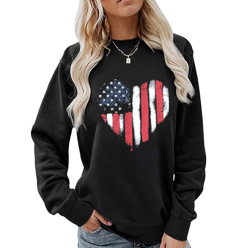 

(A+Quality)Love Sweatshirt Women Long Sleeve Round Neck Sweatshirt Men Women Pullovers Tops Casual Clothes