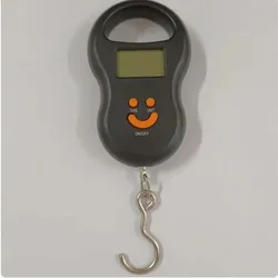 50Kg/10g Black Electronic Hanging Scale LCD Digital Scale BackLight Fishing Weights Pocket Scale Luggage Scales