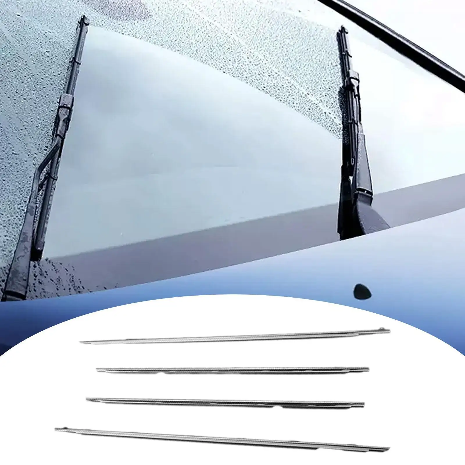 4 قطعة نافذة الباب الخارجي صب الكسوة 75720-60021 لاند كروزر 1991-1997 أجزاء إصلاح ملحقات السيارات المهنية