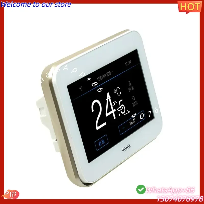 2026 WST118 100-240V AC Digital Room WiFi Thermostat with Heating and Cooling IP20 Protection -5~50C Operating Temp