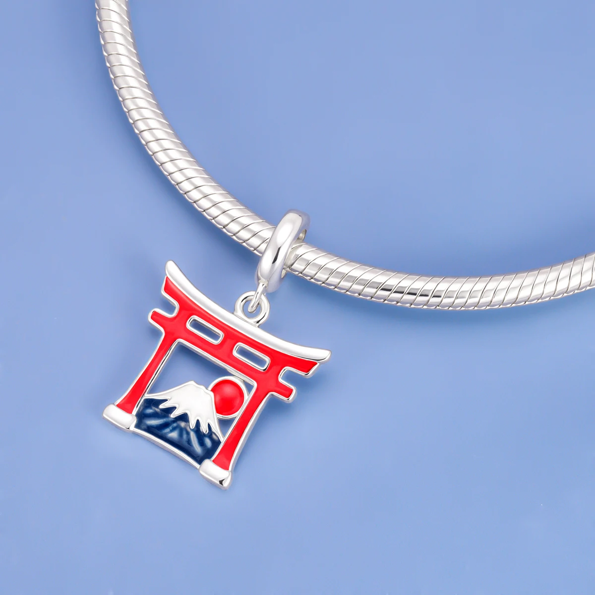 Pan Charms USA Japan Mexico Flag Landmark Pendant Beads Fit Original Bracelet Jewelry DIY Travel Souvenir Gift for Her Women view 3