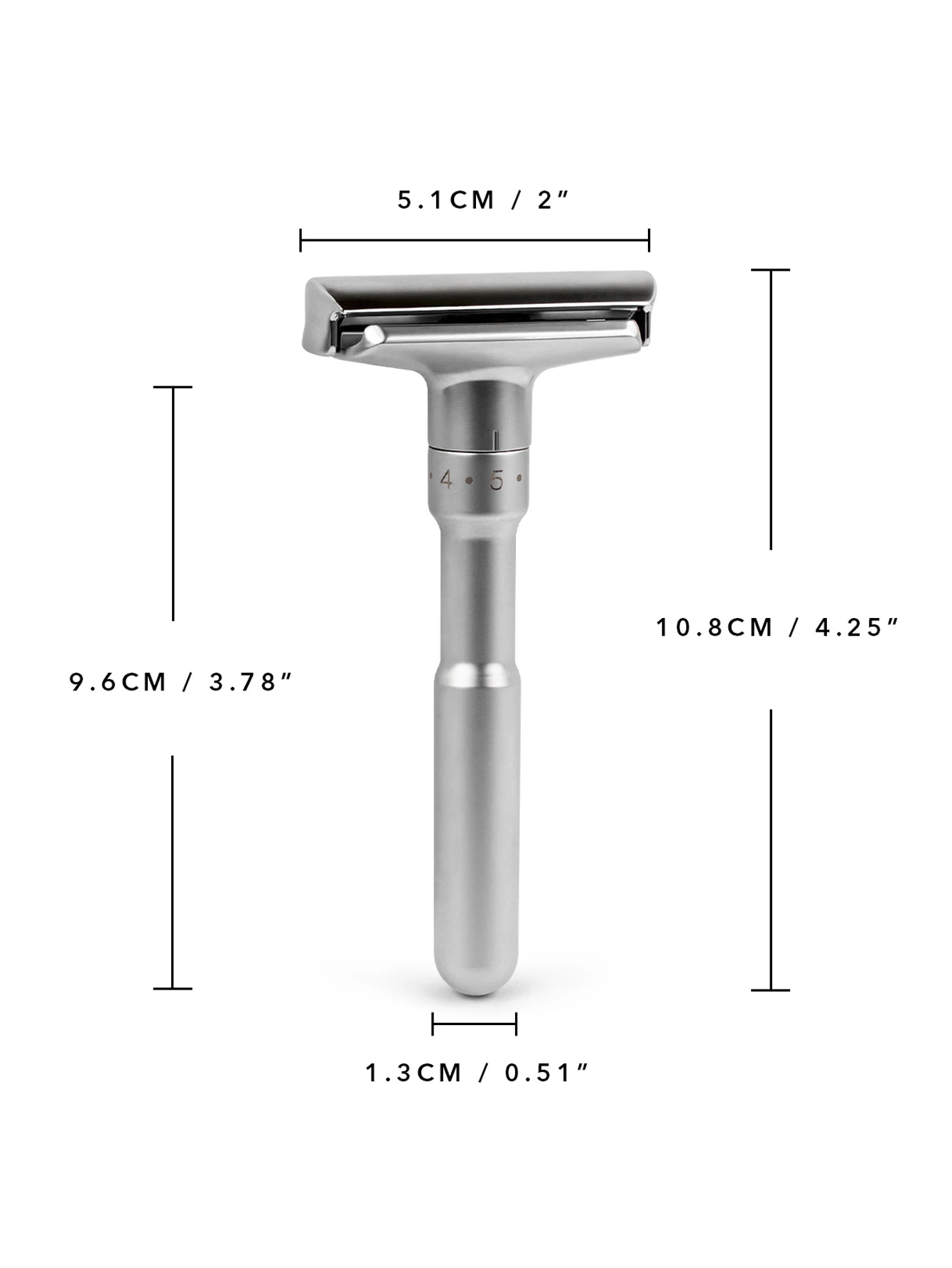 QSHAVE Adjustable Safety Razor Double Edge Classic Mens Shaving Mild to Aggressive 1-6 File Hair Removal Shaver it with 5 Blades