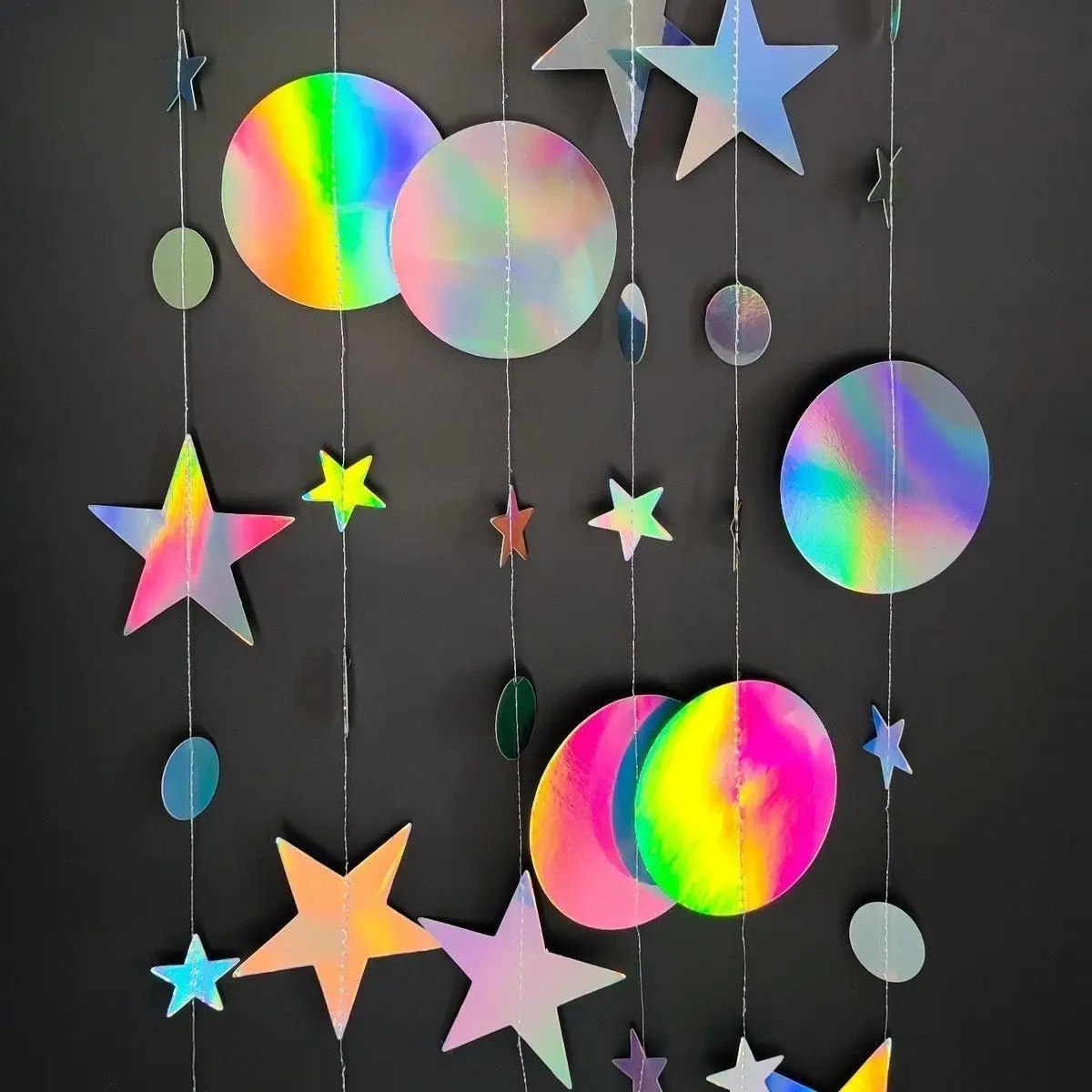 

Bright Golden Star Discs Flower Party Wedding Festival Decoration