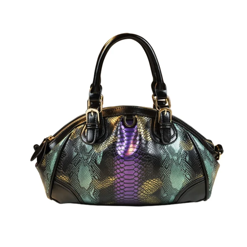 

Новая мода змеевидные женские сумки европейского дизайна кожаные женские сумки на плечо женский бренд роскошная сумка для пельменей