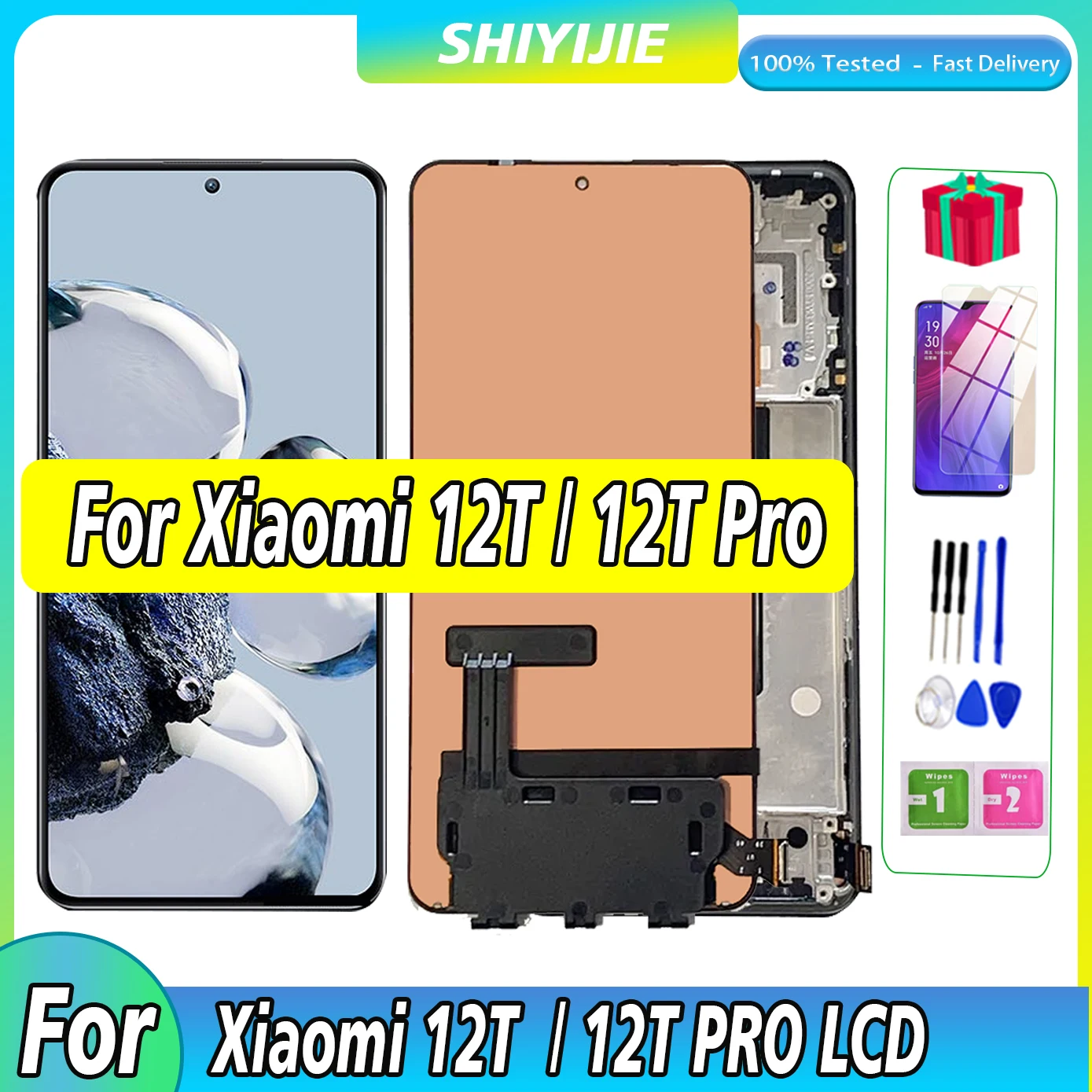 High quality Original For Xiaomi 12T Mi 12T Pro LCD Touch For Redmi K50 Ultra K50 Extreme Edition 22081212C Display Digitizer