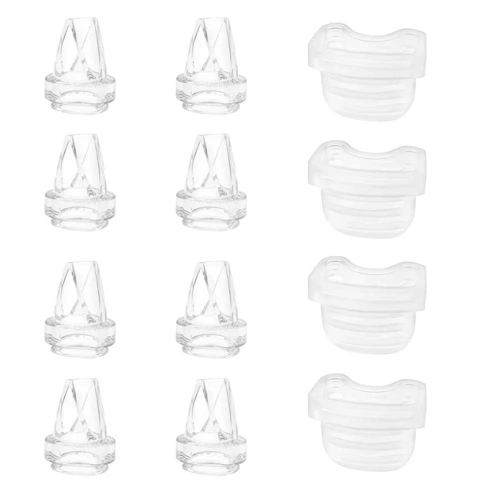 12 Pack Duckbill Valves and Diaphragm Compatible with MomMed TSRETE MISSAA NICEGREEN Life S21/S18 Bresat Pump Replacement Parts