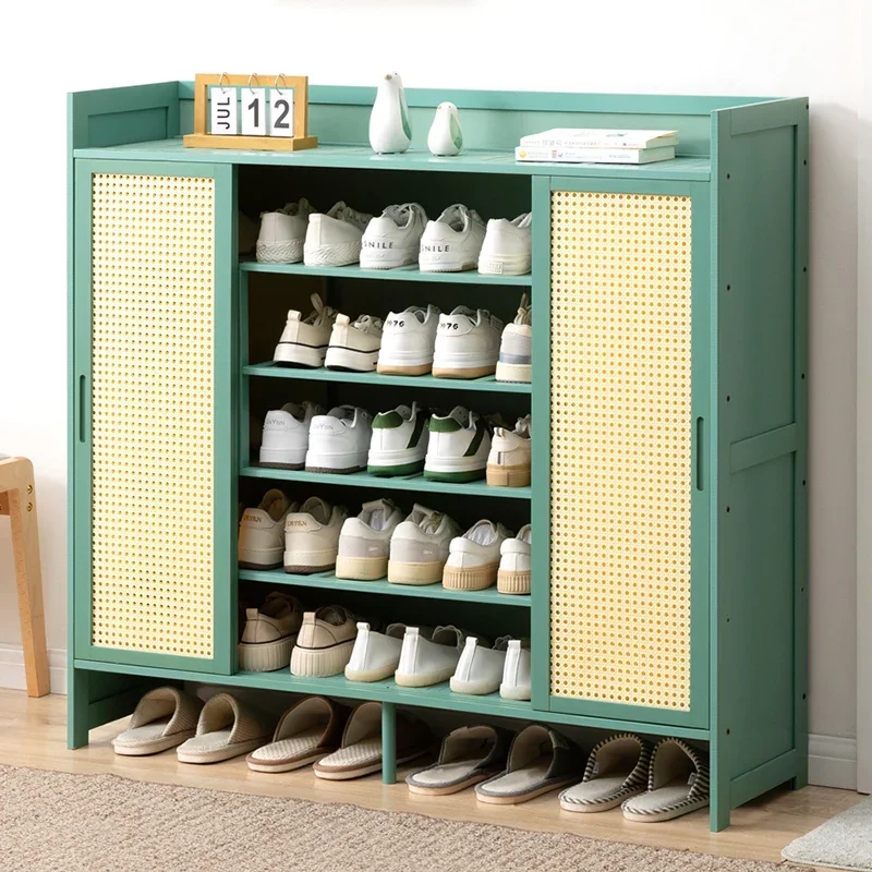 Cover Ultra Thin Shoe Rack Organizer Storage Men Bench Shoe Rack Display Library Furniture Home Zapateros Storage Organizers