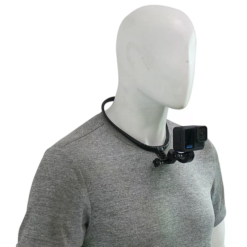 

1Pcs Cycling Collar Neckband Phone Live Streaming Stand Action Camera Neckband Recorder Stand