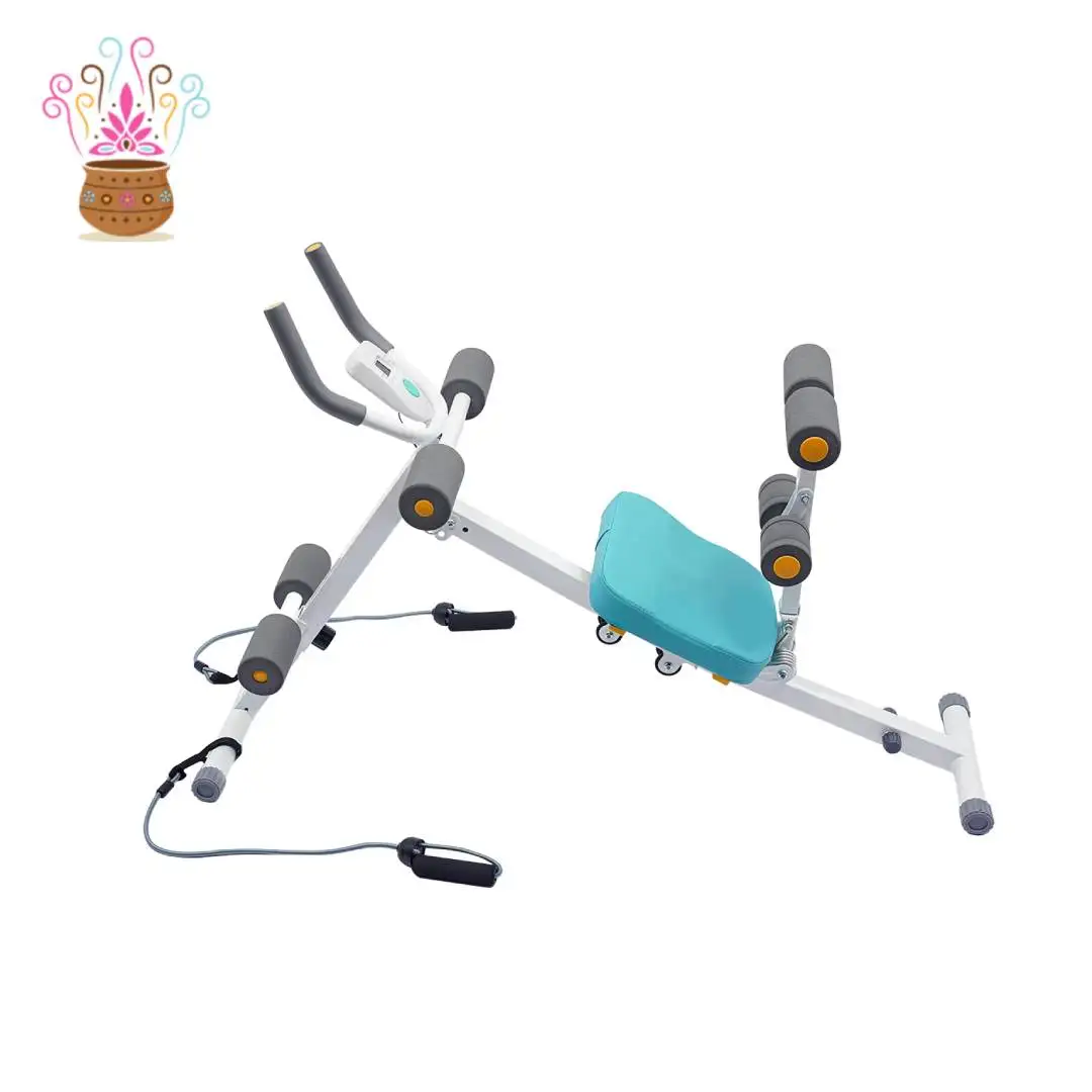 Appareil d'exercice abdominal, équipement d'entraînement des abdominaux, machine à sit-up, écran LCD, capacité de charge de 264 lb, appareil d'entraînement pliable pour la maison
