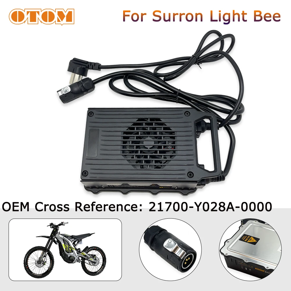 Light Bee X S Motorcycles Batter Charger For SURRON 67.2V 12A Input 200-240V Dirt Bike Off-Road SUR-RON Charging Tool Accessory