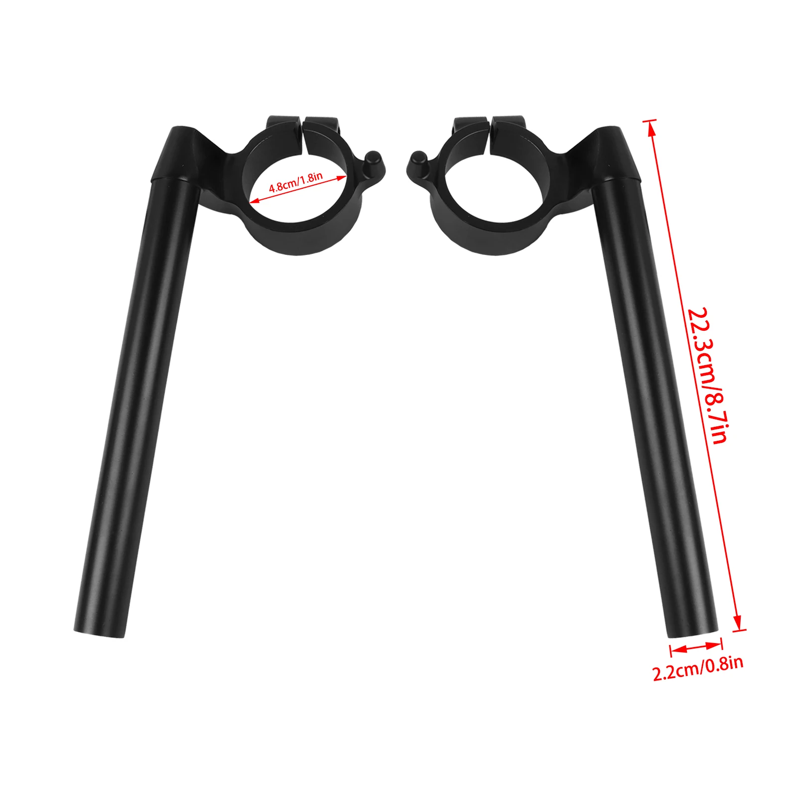 For Honda CBR600RR CBR 600 RR CBR600 RR F5 2007-2025 48mm Motorcycle Fork Tube Clip-On Handlebars Clip Ons Handle Bar Grips