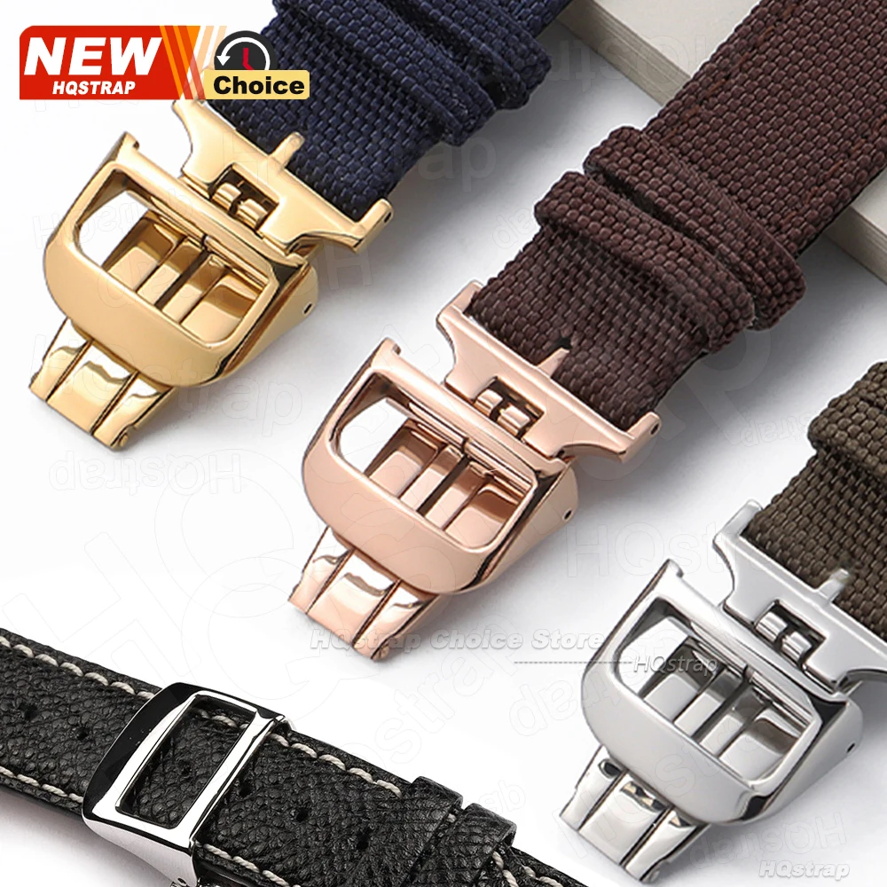 Hebilla desplegable de acero inoxidable de 18mm, botón plegable para correa de reloj Jaeger LeCoultre, cierre, botón plegable, accesorios plateados