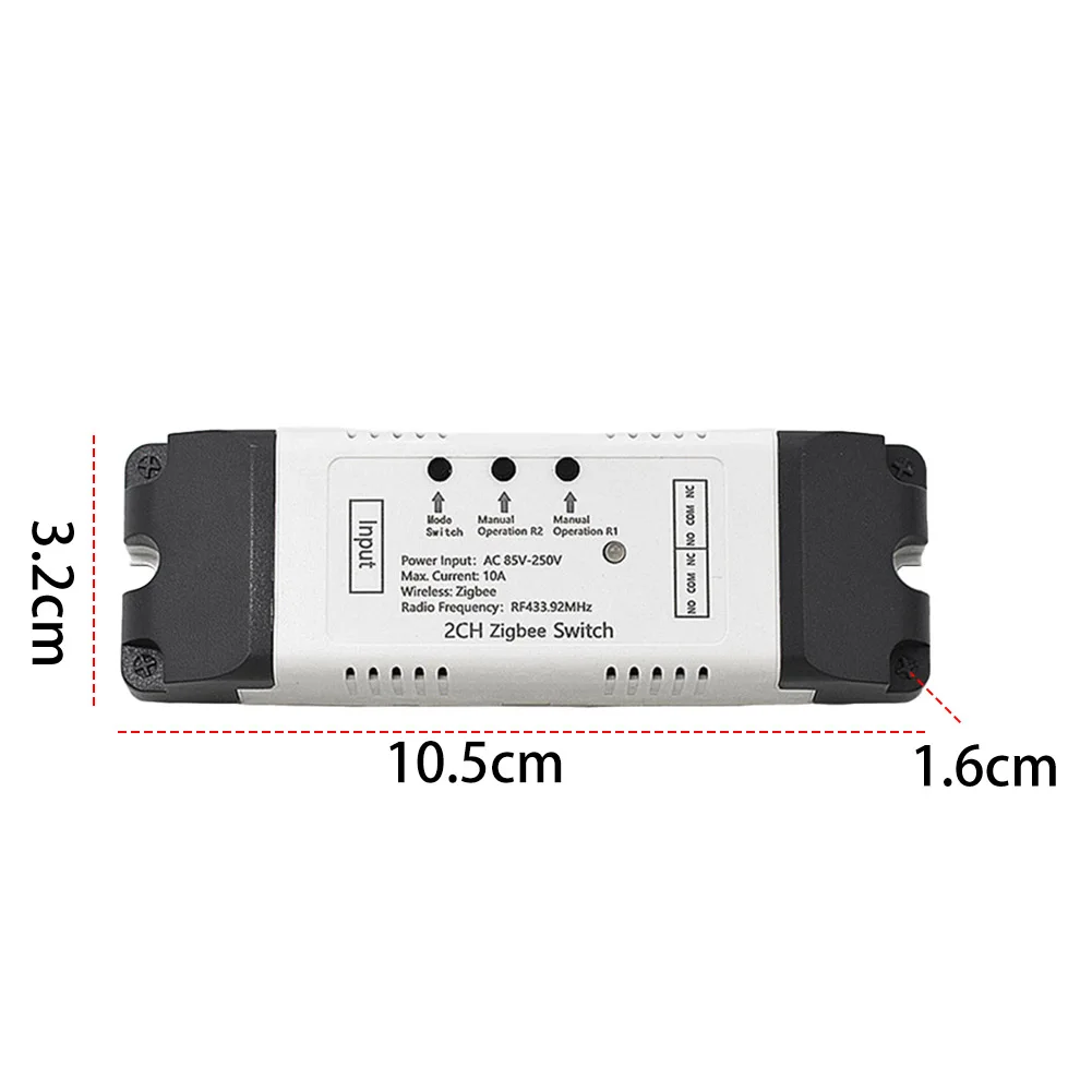 Módulo de relé wi-fi/zigbee, controle remoto ac/dc 7-32v, aplicativo de telefone, controle remoto rf 433mhz, diy, automação residencial inteligente para acesso à porta