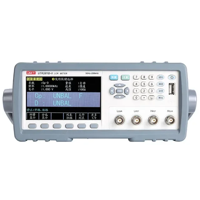 

UTR2811D-II Desktop LCR Digital Bridge 10kHz/Inductor Resistance Capacitance Measuring Instrument