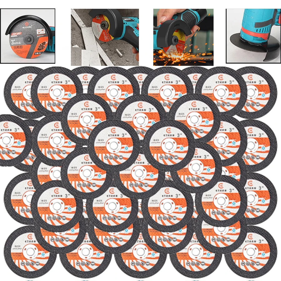 3 inch cutting machine cutting discs for cutting metal 75mm grinding and cutting metal stainless steel grinding discs