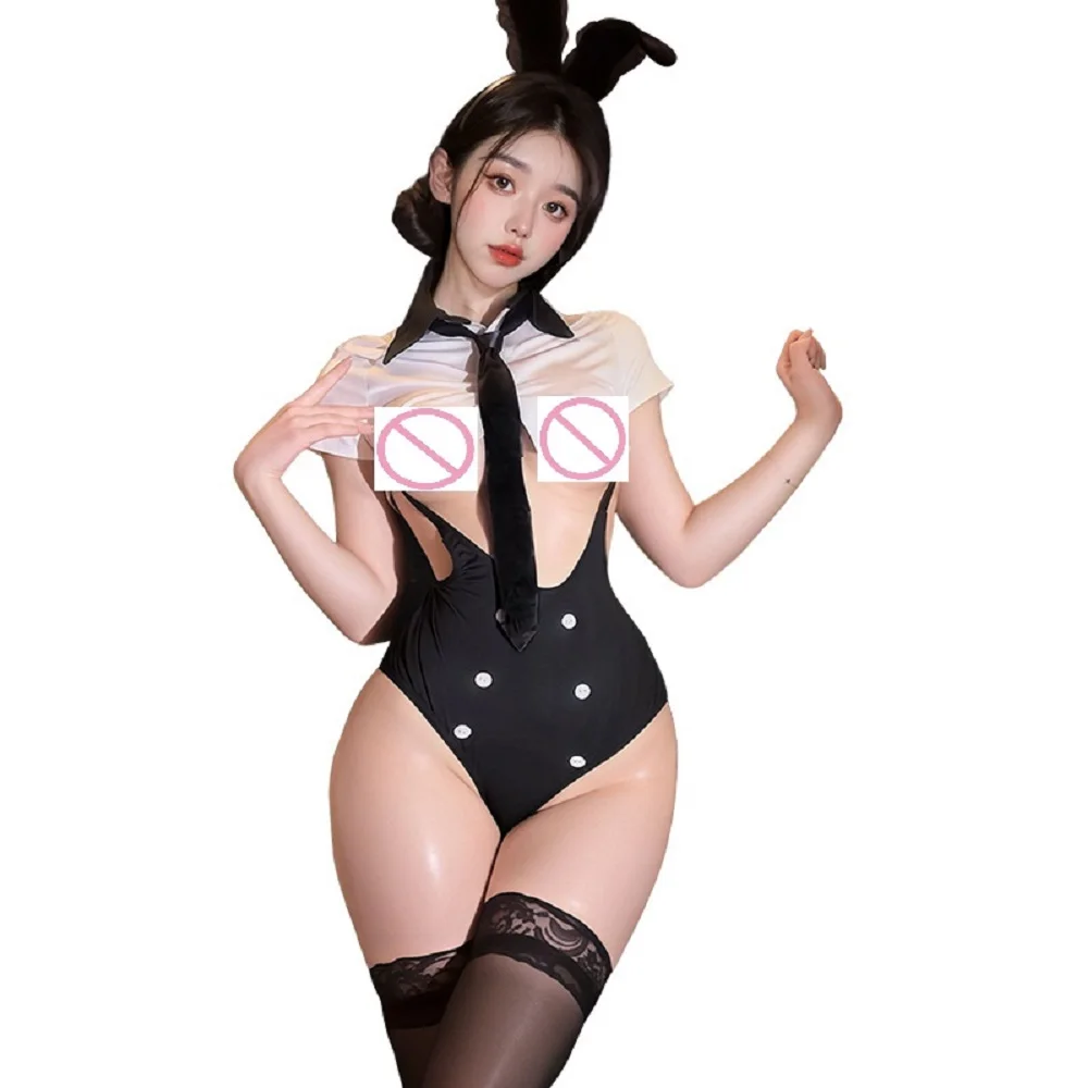 

Новинка: Женский сексуальный комплект белья из двух предметов для ролевых игр в стиле кролика, костюм для взрослых, пикантный наряд для вечеринок, стильная ночная одежда