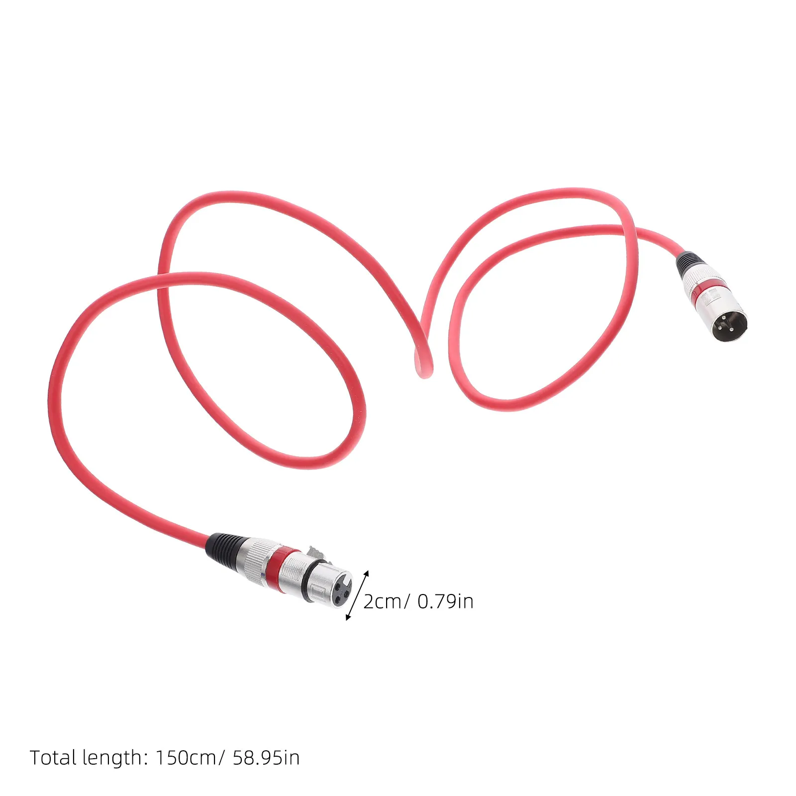 5Pcs Microphone Cable For Podcast Set High Fidelity Shielded Balanced Audio Cord Studio Recording Live Stage