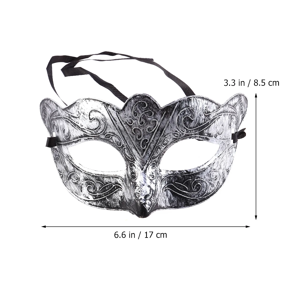 หน้ากากครึ่งหน้า 4 ชิ้น สไตล์วินเทจ อุปกรณ์ประกอบชุดสำหรับงานปาร์ตี้สวมหน้ากาก ฮาโลวีน คอสเพลย์ การแสดง หน้ากากวินเทจ