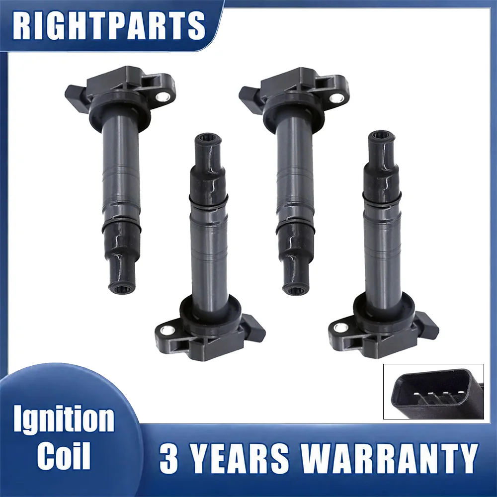 4pcs 90919-02248 90919-02247 Ignition Coil for Toyota Camry 2.0L 2.4L Hiace Rav4 Hilux Tarago Prado Land Cruiser Lexuss IS