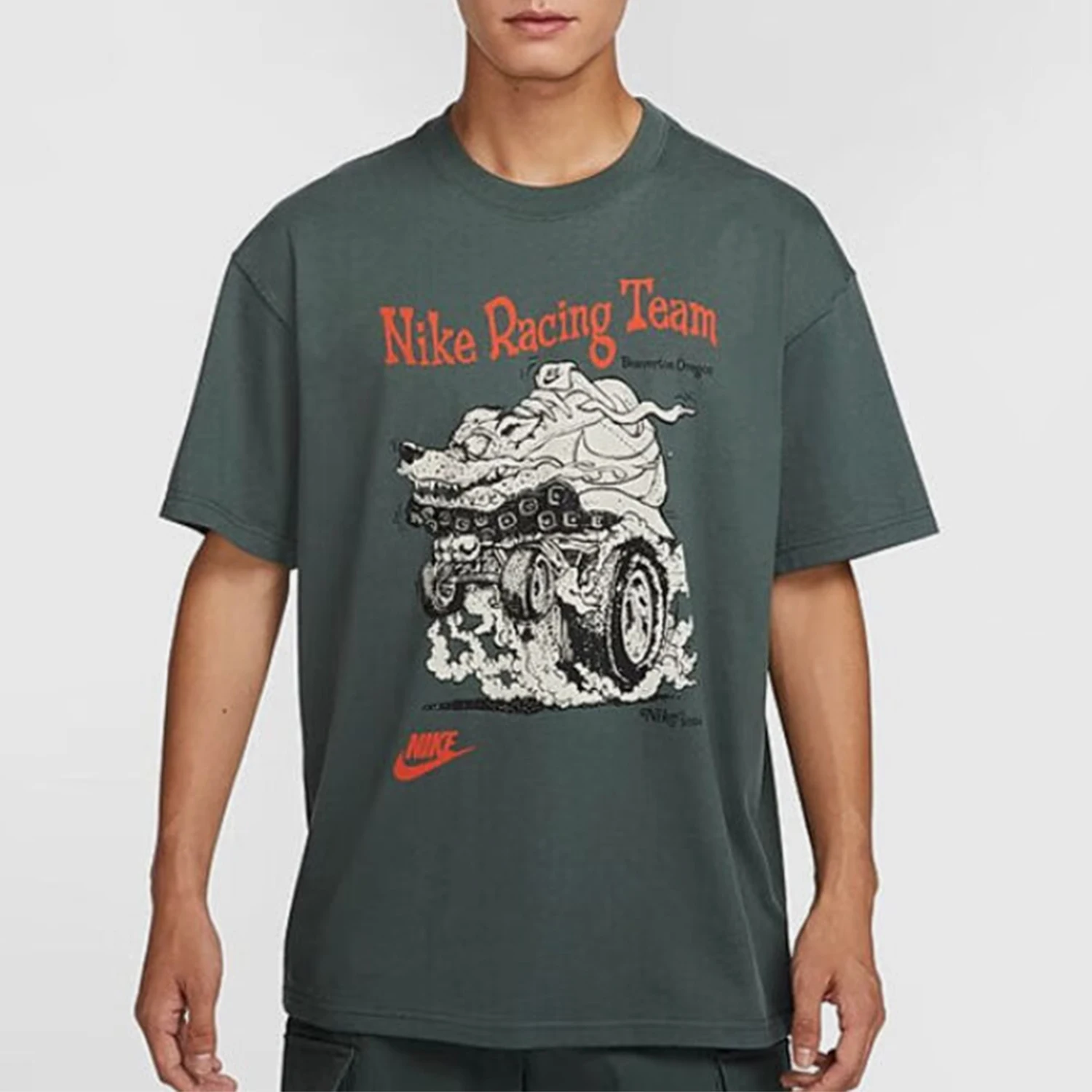 

Nike Official Authentic 2024 New Men's Round Neck Knitted Loose Training Short Sleeve HQ3671-338