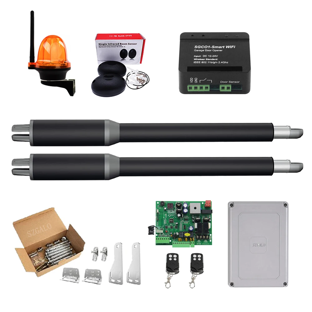 New Dual Gate Openers Engine Motor System Automatic Door AC220V/AC110V Swing Gate Driver Closer Actuator Perfect Suit Gates