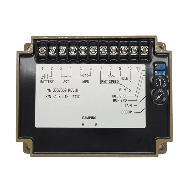 

Высокое качество 3037359, дизельный генератор, блок управления скоростью, контроллер регулятора двигателя для генератора деталей генератора