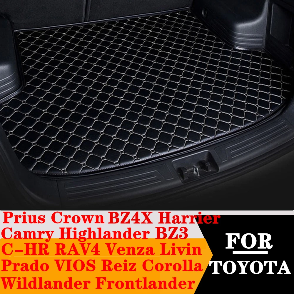 

Car Trunk Mat For Toyota BZ3 BZ4X Reiz C-HR RAV4 Camry Corolla Highlander Prado Venza Prius VIOS Rear Cargo Liner Tail Boot Pad