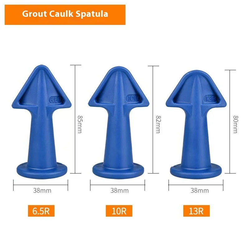3 قطعة فوهة السد قضيب سيليكون أدوات السد تسرب التشطيب الجص عدة مكشطة تنظيف الأرضيات بلاط الأوساخ ملعقة #6