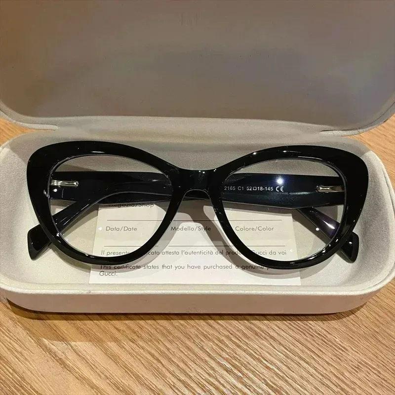 EYORA Mode Frauen Cat Eye Anti Blue Ray Lesebrille Anti-Reflexion Myopie Brillen Photochrome Progressive Brillen