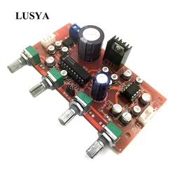 Lusya LM1036 + NE5532 Preamp Amplifier Board With Treble, Bass ,balance, Volume Adjustment Single-supply Operation