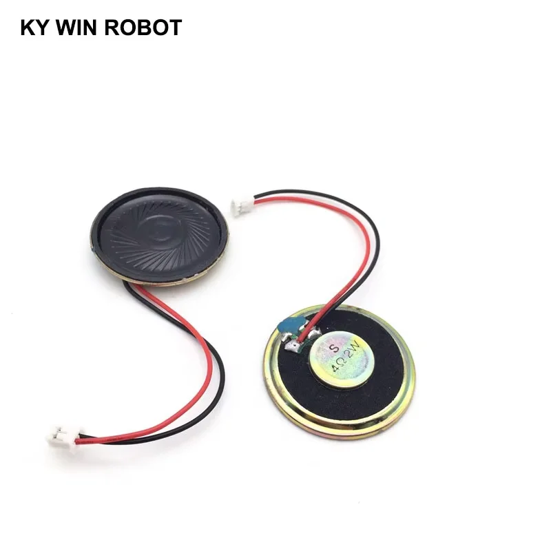 

2pcs/lot New Ultra-thin speaker 4 ohms 2 watt 2W 4R speaker Diameter 40MM 4CM thickness 5MM with PH2.0 terminal wire length 10CM