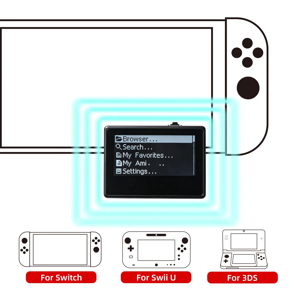 FLASHEMUL For Pixl Amiibo For Switch2 3DS Smart Simulator For Amiibo Emulator Game Accessories Infinite Swipe Rechargeable
