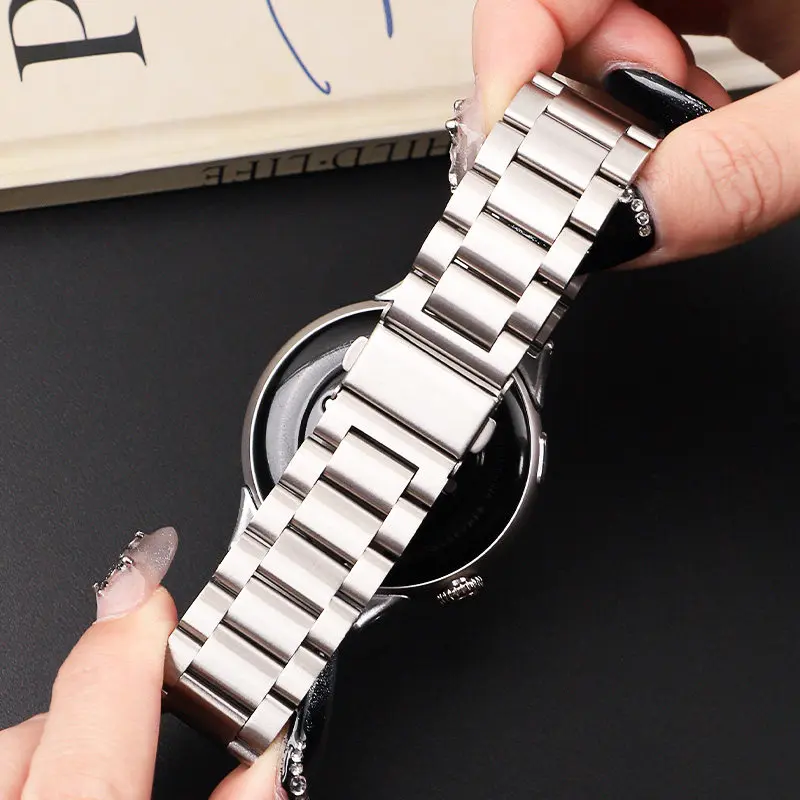 18MM 22MM Stainless Steel Band For OnePlus Watch 4 3 2 2R/OnePlus 3 43mm 46mm Metal Strap For Oppo Watch X X2 X3/Oppo S/4Pro