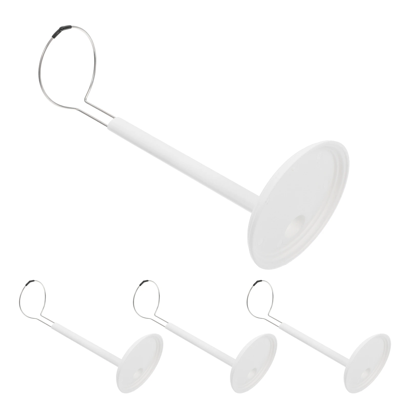 

4 Pcs Support Frame Storage Bear Stand Shelf Display Rack White Bracket for Stuffed Animal Baby