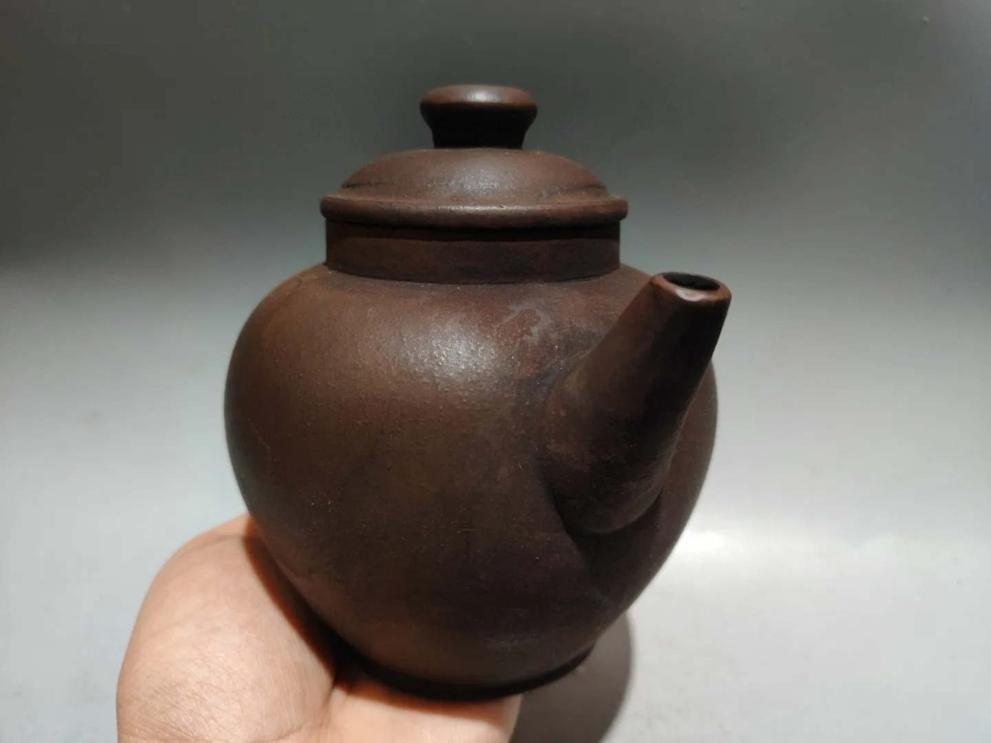 7 "الصينية ييشينغ الأرجواني الطين إبريق الشاي عالية وعاء النبيذ شكل وعاء Rongtian جمع الثروة الحلي غلاية إبريق الشاي حفل الشاي