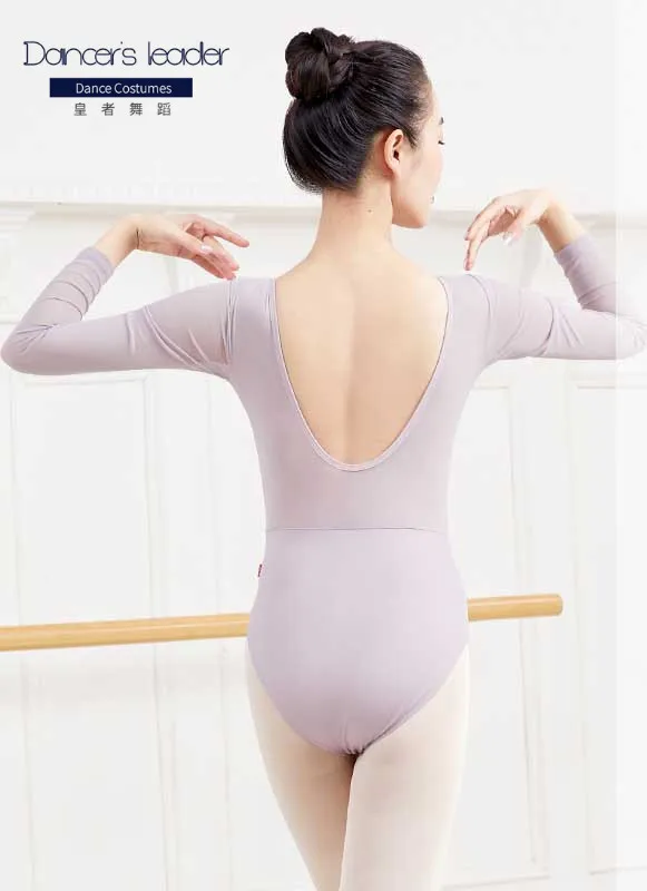 Dance Leotard Women Aerialist Yoga Practice Elegant Ballet Wear V Collar Backless Gymnast Leotard Swimsuit Adulto Ballerina Wear