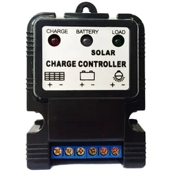 Solar Charge Controller 6V/12V 10A Auto Identification PV System Power Generation Solar Controller Power Supply Accessories