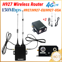H927 4G LTE Router Industrial Grade 4G LTE SIM Card Router with External Antenna Support 16 WiFi Users for Outdoor