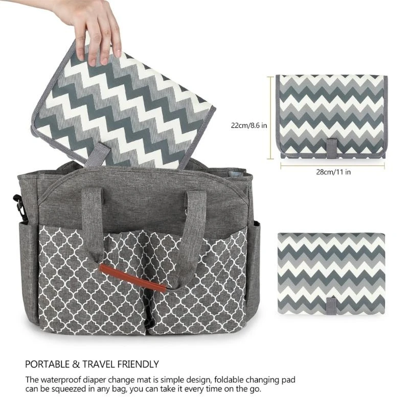 J15U Babyluierwisselstation Reisvriendelijke waterdichte mat Babycommode