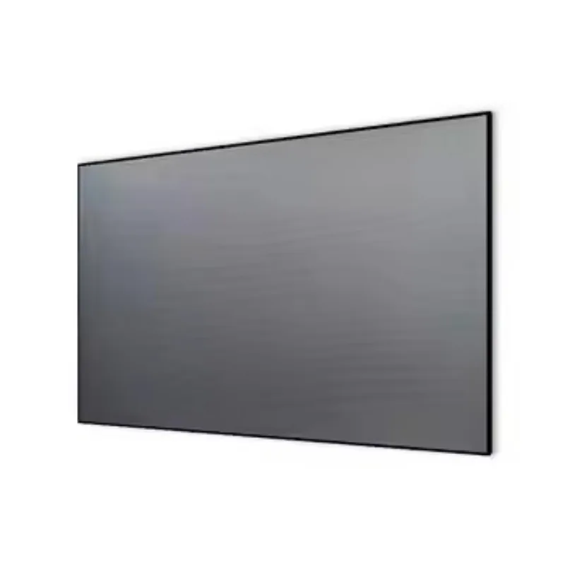 

92 100 120 135 150 180 200 inch PVC fixed frame projection screen style home theater or cinema 4K/8k fixed frame screen