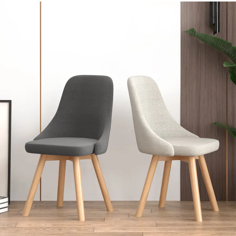 Nordic Makeup Chairs Linen Home Living Room Stools Furniture Rotatable Chair Desk Floor Stool Relaxing Seats Computer Chairs