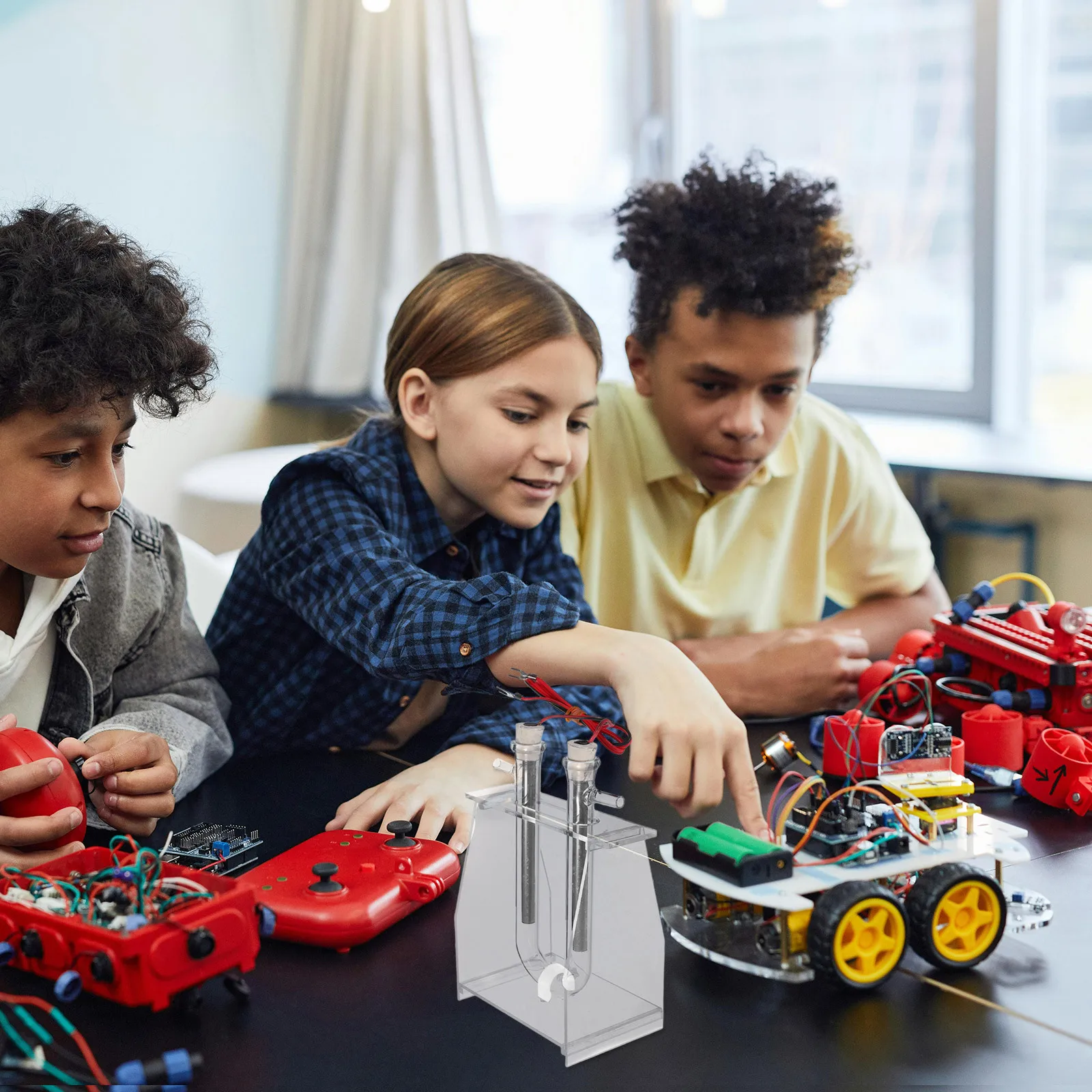 

Water Electrolysis Demonstration Kit Safe Reliable Durable Easy Operate Lab Teaching Aid Student Educational Instrument Chemical