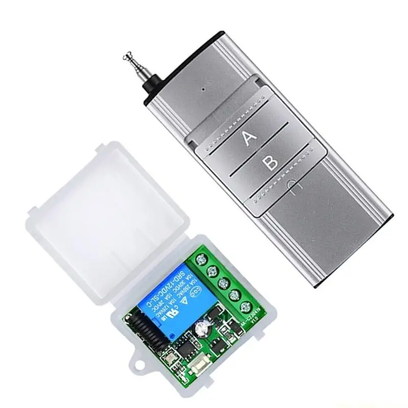 F62C Wireless Switches 12V Relays Remote Switches for Lights, Ceiling Lights, Lamps, Industrial Control and Security Fields.