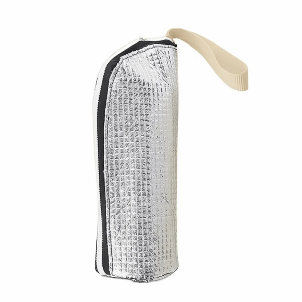 Aluminum Foil Thermal Insulated Bag Insulated Lining Portable Beverage Pouch Pouch Style Insulator Sleeve Bag For Travel Fitness
